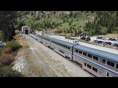 A few Hours at the Moffat Tunnel with AMTRAK & BNSF