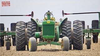 JOHN DEERE 830 Tractor Planting Corn