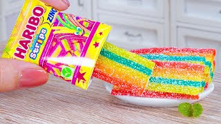 Rainbow Jelly Chupa Chups  Amazing Miniature Chupa Chups Sour Bites Making