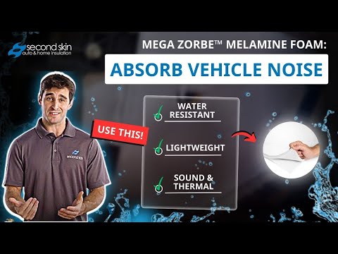 Mega Zorbe: Hydrophobic Melamine Foam Sheets - Second Skin Audio