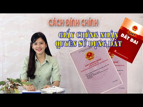 Video: Cách điền Vào Mặt Sau Của Giấy Chứng Nhận Không đủ Năng Lực Làm Việc