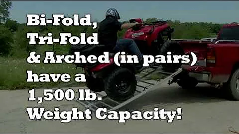 Quadboss Bi-Fold Tri-FOld and Arched ATV and UTV Ramps