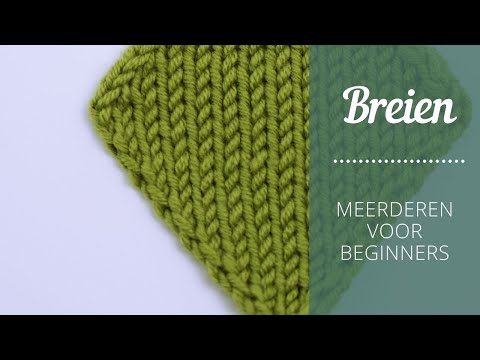 Breien meerderen voor beginners // M1L en M1R