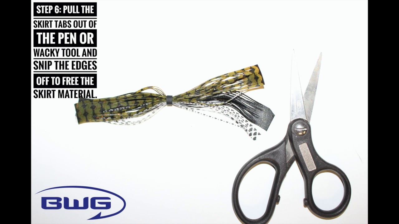 Building your own custom jig skirt by Marnus Erasmus YouTube