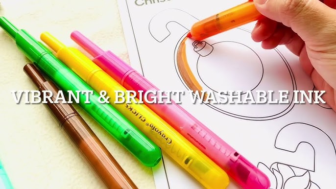 BACK TO SCHOOL: Watch me Swatch Crayola CLICKS MARKERS! 