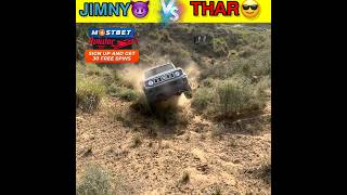 Jimny Vs Thar / Off-road Hill climb 😎 #shorts #offroad