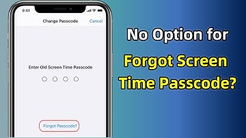 No Option for Forgot Screen Time Passcode? How to Fix It! [3 Ways 2025]