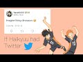 If Haikyuu characters had Twitter