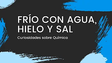 ¿Por qué el hielo enfría mejor que el agua?