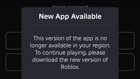 TUTORIAL HOW TO FIX THIS VERSION OF THE APP IS NO LONGER Available 😞😭 IN ROBLOX