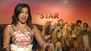 The Star: Gina Rodriguez "Mary" Official Movie Interview | ScreenSlam