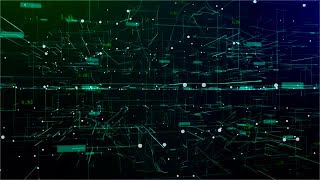 Digital Space Structure With Data Stock Motion Graphics