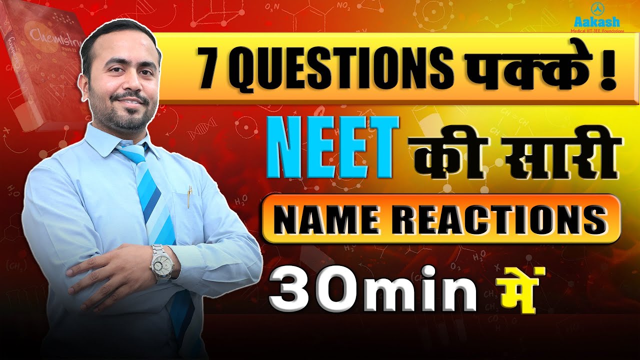 Fast-Track Organic Naming Reactions | High-Scoring Topics for NEET & JEE 2025 