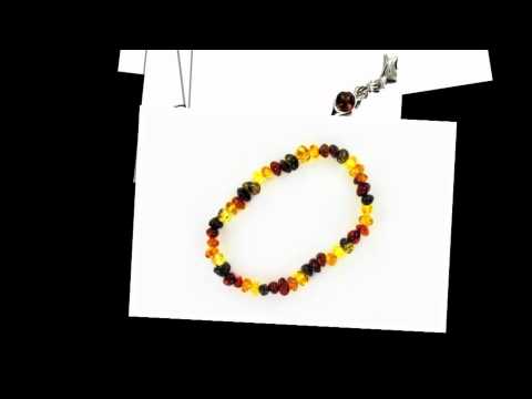 Bracelet ambre et argent - Une sélection Portaildubijou.com