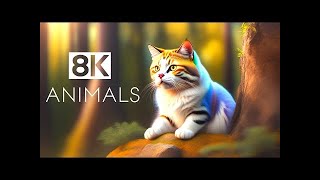 Animals in 8K ULTRA HD   High Resolution 8K Video 60 FPS