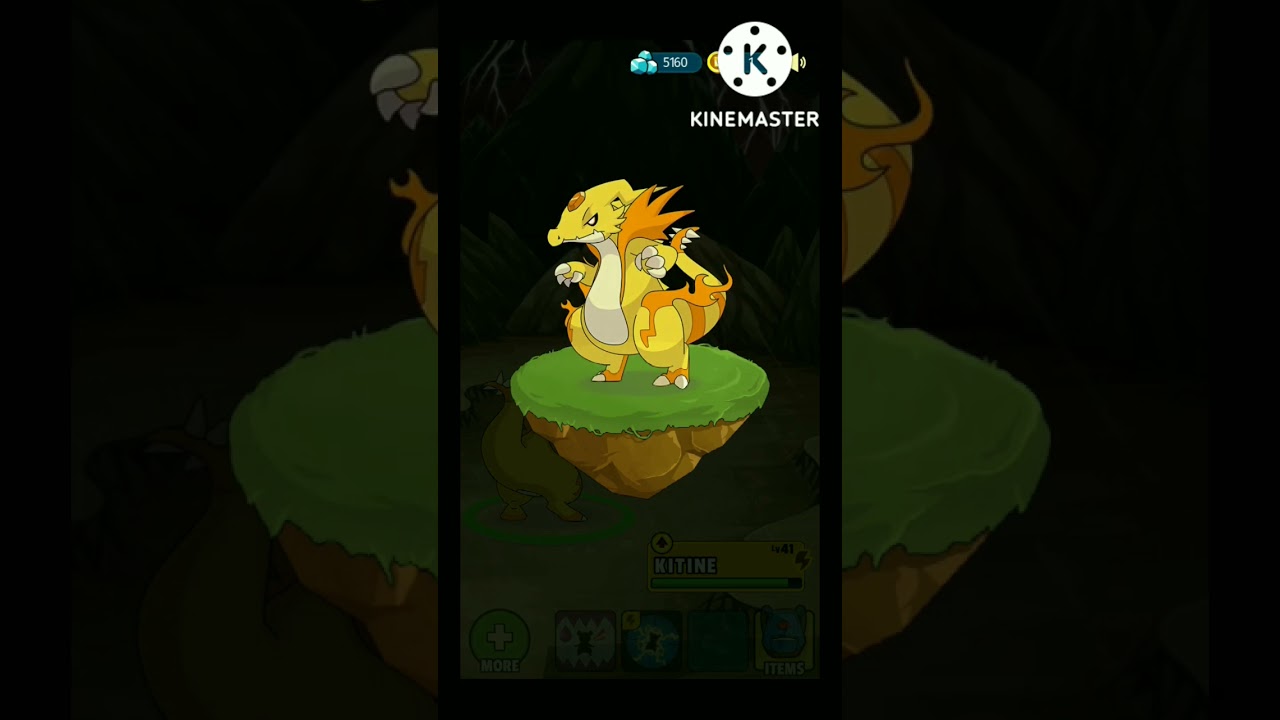 dynamons world evolution of kitine