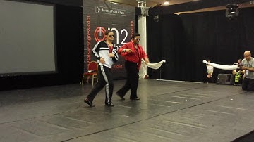 Eddie Torres & Eddie Torres Jr cha-cha class Milano On2 2014 maj 10