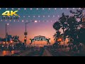 Scenic Driving to Los Angeles & Santa Monica | Pacific Coast Highway at Sunset | California | 5K UHD