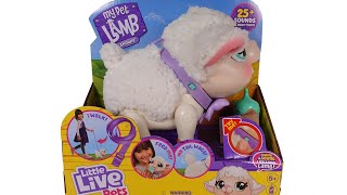 Little Live Pets My Pet Lamb Snowy Unboxing Review