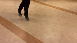 Jive link chasse (basic movement) gentlemens