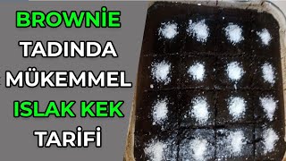 Brownie Tadında Mükemmel Bir Islak Kek / Bol soslu kolay ıslak kek tarifi /pamuk gibi:)