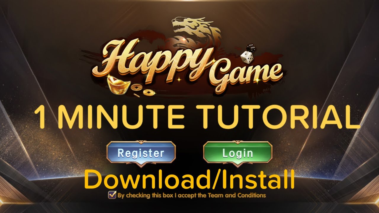 HOW TO DOWNLOAD/INSTALL HAPPY GAME in 1 MINUTE! EASY TUTORIAL
