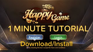 HOW TO DOWNLOAD/INSTALL HAPPY GAME in 1 MINUTE! EASY TUTORIAL screenshot 1