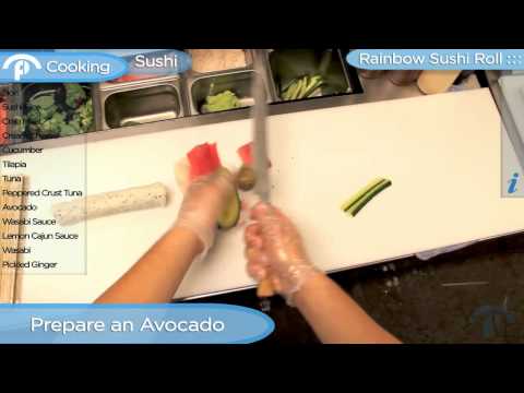 How to Make a Rainbow Sushi Roll in First Person
