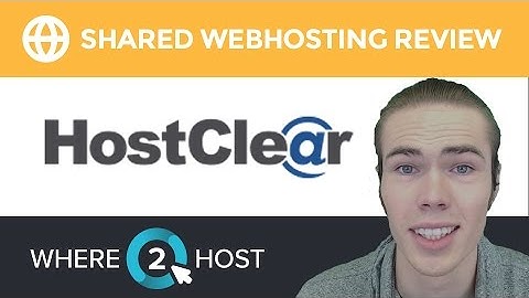 HostClear Shared Web Hosting Review 2017