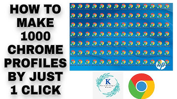 How to make 1000 chrome profiles by just 1 click In 1 minute| #chrome|#2022|KNOWLEDGE ZONE|