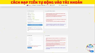 CÁCH NẠP TIỀN VÀO WEBSITE TUANORI.COM MỚI NHẤT - HỖ TRỢ KIỂU NẠP PAYPAL, MOMO, ATM, VÍ TSR, GT1S ...