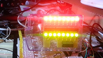 16 RG LED test 74HC595 shift reg.