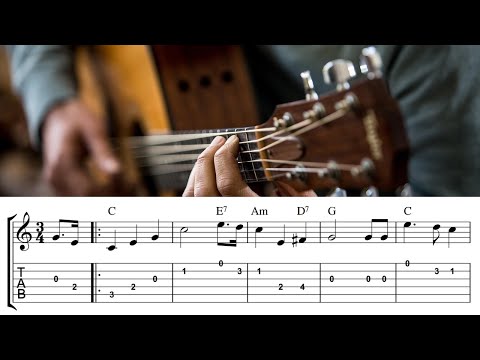 Guitar Tab The Star Spangled Banner Easy Guitar Tablature Sheet