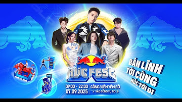 LIVESTREAM RED BULL HÚC FEST ĐỈNH NHẤT NĂM SƠN TÙNG M-TP, CHI PU, TLINH, LOW G, RHYDER, HURRYKNG