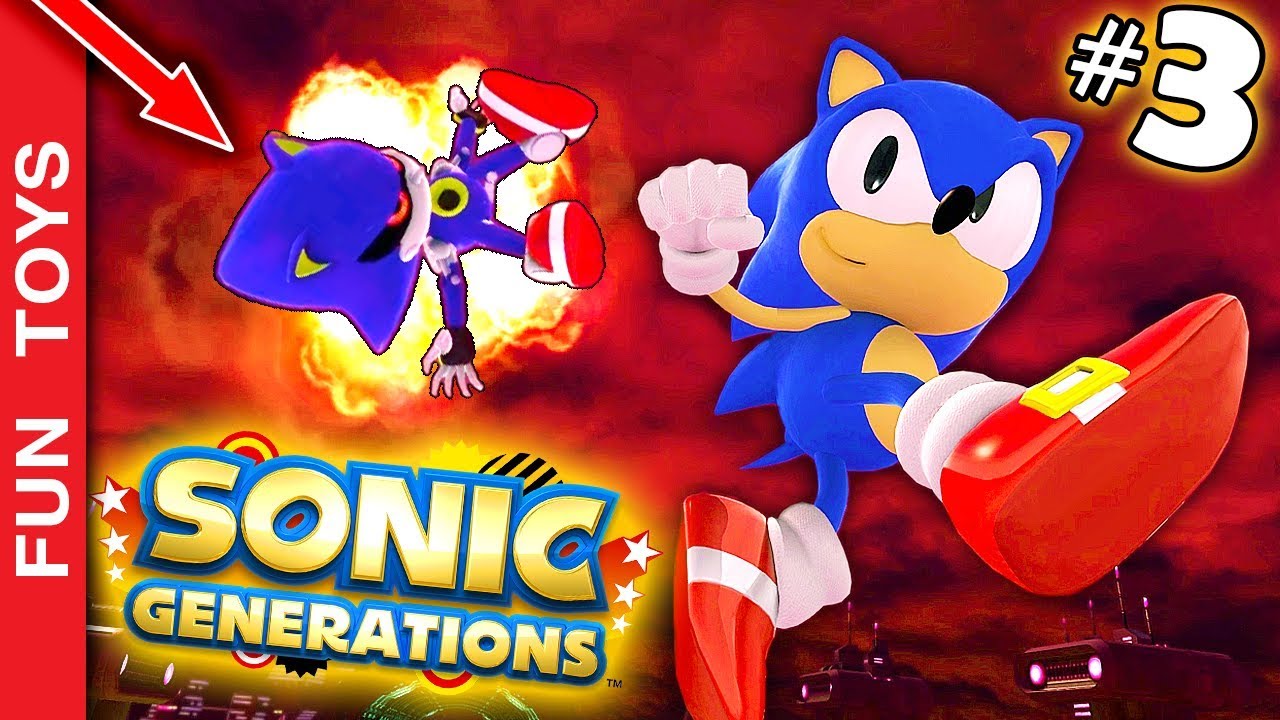 SONIC GENERATIONS #03 🔵 Gameplay - METAL SONIC, DEATH EGG ROBOT and  opening the first Portal 