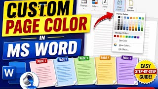 How to Apply Custom Colors in an MS Word Document