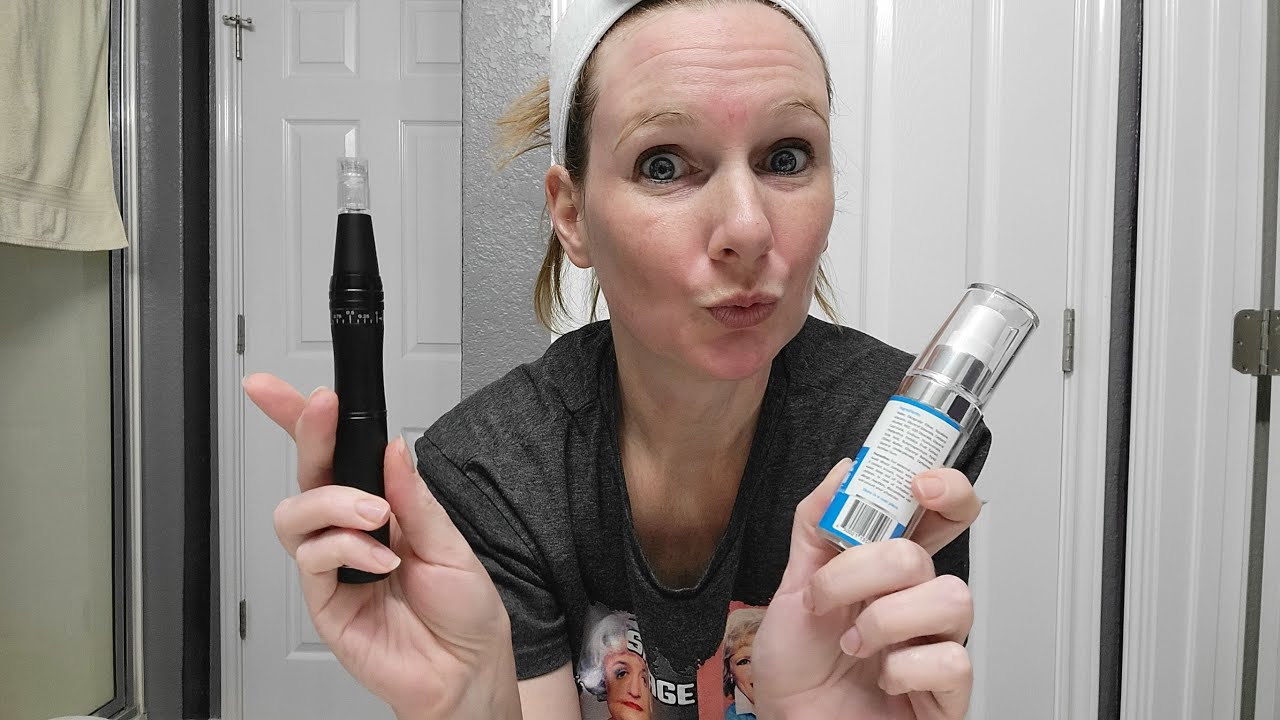 Microneedling at home! DIY with the new pen by Glemme! - YouTube