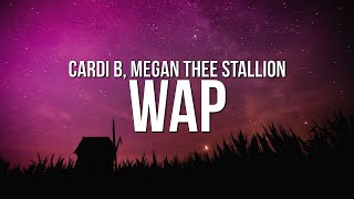 Video thumbnail of "Cardi B - WAP (Lyrics) ft. Megan Thee Stallion"