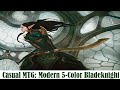 Casual MTG Modern 5 Color Bladeknight Deck Tech