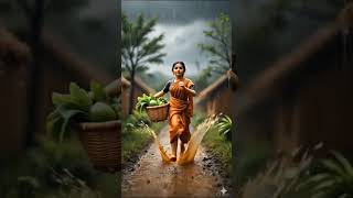 Barish aate hi Mini Gaon ki Rasoi me Chai Pakode ☔😍”#viral #trending #tinycooking #miniaturedoll