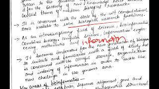 BIOINFORMATICS VS COMPUTATIONAL BIOLOGY 