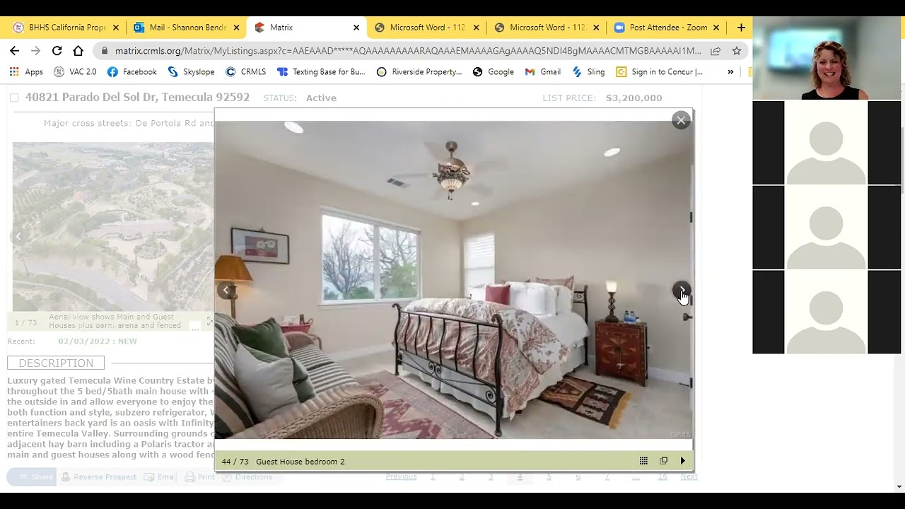 BHHS CA Properties Temecula Office Meeting 2/9/22