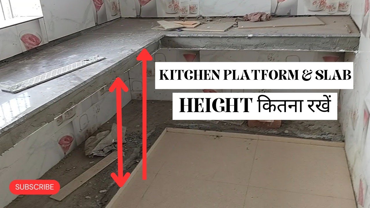 What Should Be the Ideal Height of a Kitchen Slab? Expert Advice Inside!"