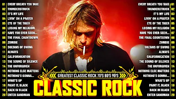 Best Classic Rock Songs 70s 80s 90s 🔥 Guns N Roses, Aerosmith, Bon Jovi, Metallica, Queen, ACDC, U0