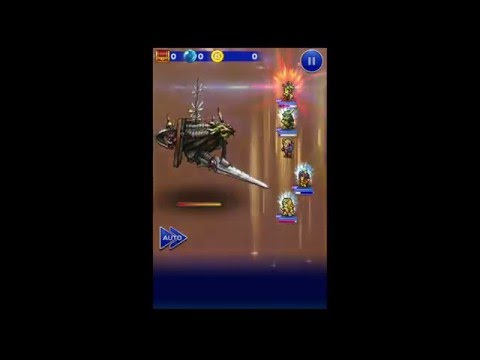 【FFRK】 #234 深淵(召喚バハムート改)のVSアーク(難易度140)のマスタークリアー攻略【yu】