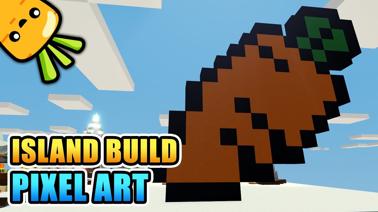Roblox Islands Building Ideas How To Build Pixel Art Youtube - roblox character pixel art