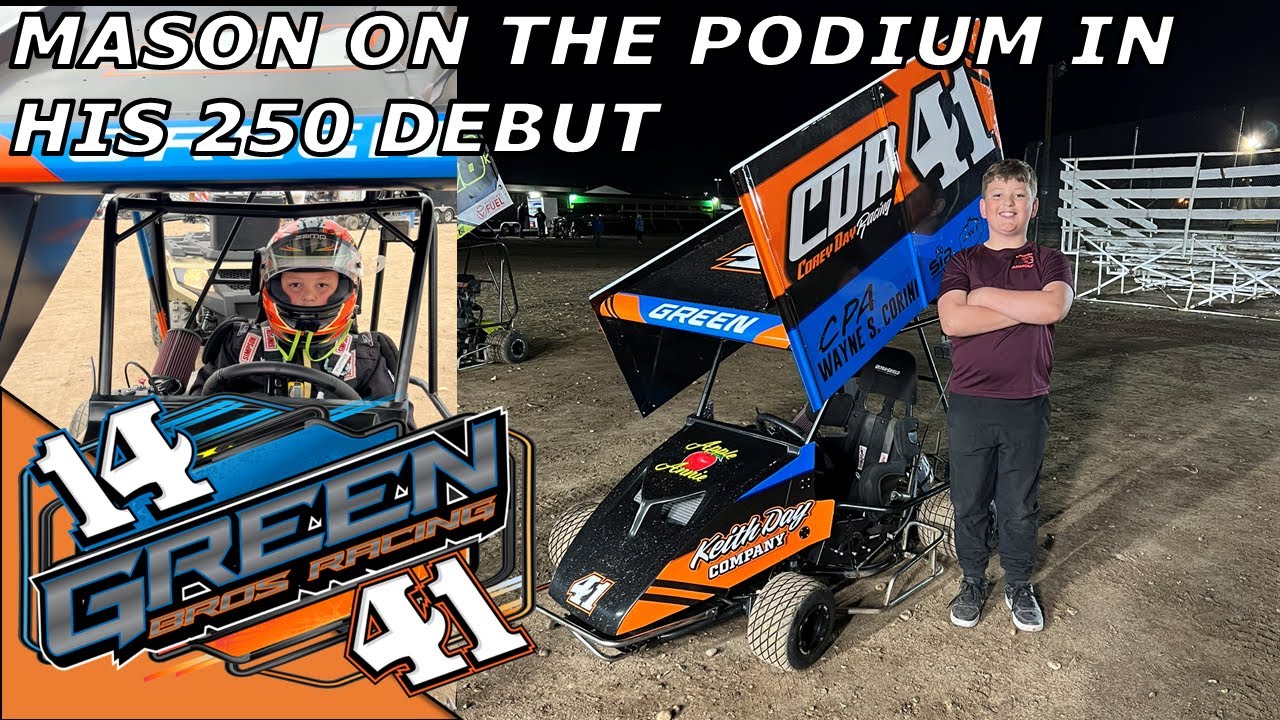 Mason Races His FIRST 250 Kart at Black Canyon Speedway! - YouTube