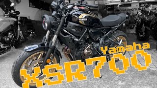 2022 YAMAHA XSR700 HISTORIC BLACK