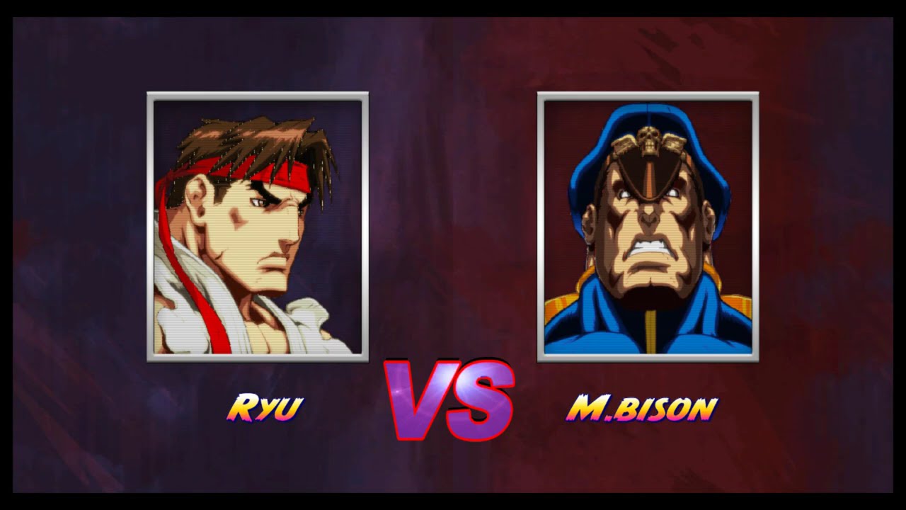 Super Street Fighter 2 Turbo HD Remix - (PS3)  Ryu vs M.Bison & Ending