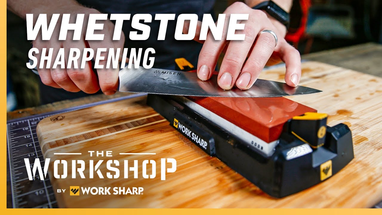 How to Sharpen a Knife with a Stone - How to Sharpen Kitchen Knives - Sharpening  Stone 